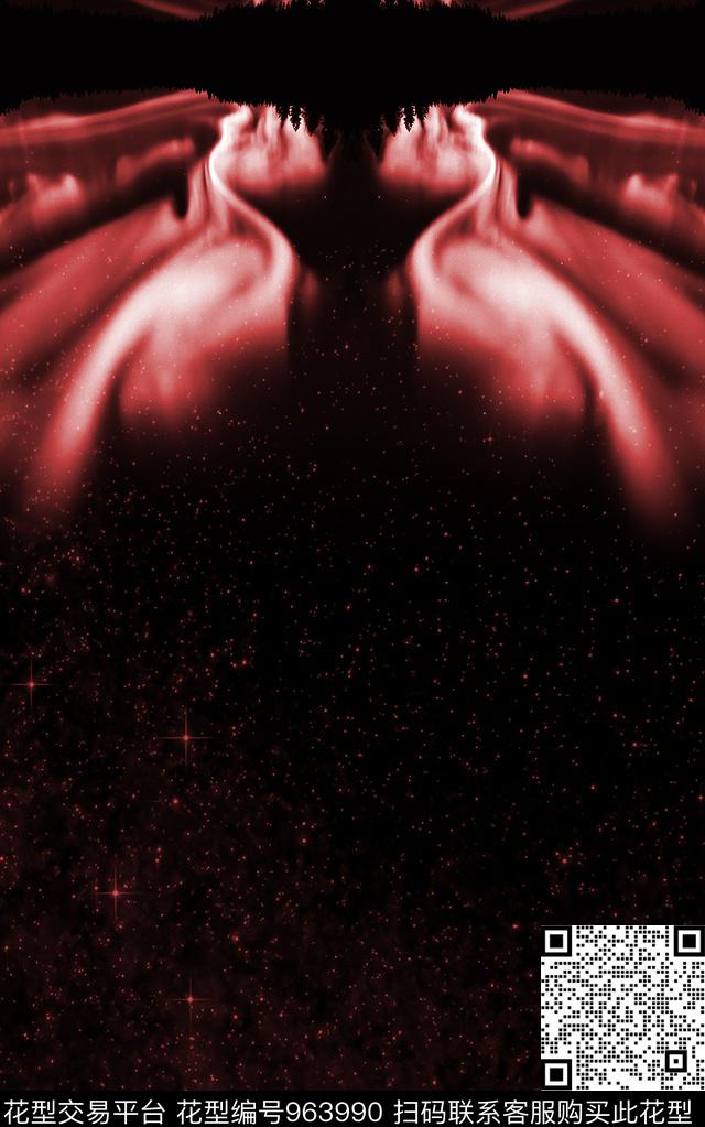 风景定位男装星空数码印花华亿平台下载（图片编号: 963990） - 瓦栏（Walan）