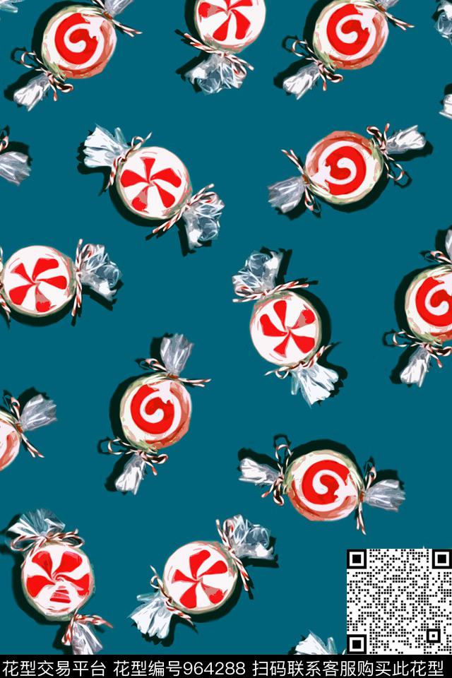 女装糖果趣味数码印花华亿平台下载（图片编号: 964288） - 瓦栏（Walan）