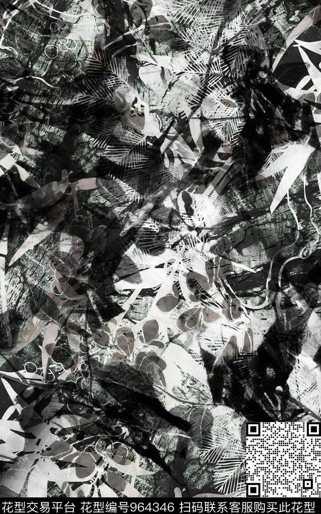 小碎花民族风花卉数码印花华亿平台下载（图片编号: 964346） - 瓦栏（Walan）