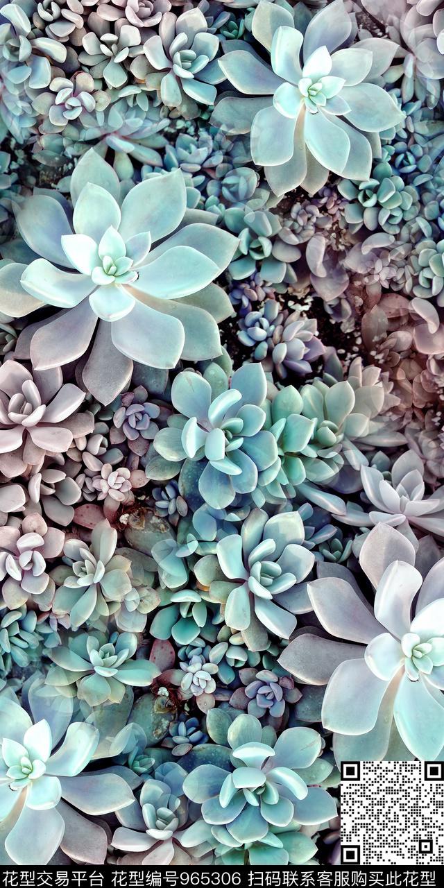 淑女数码华亿平台复古数码印花华亿平台下载（图片编号: 965306） - 瓦栏（Walan）