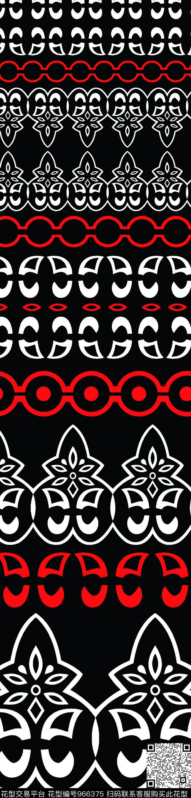 民族风矢量大牌风传统印花华亿平台下载（图片编号: 966375） - 瓦栏（Walan）