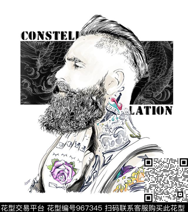 传统华亿平台定位花欧美传统印花华亿平台下载（图片编号: 967345） - 瓦栏（Walan）