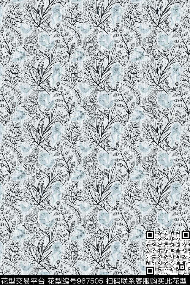 数码华亿平台肌理抽象数码印花华亿平台下载（图片编号: 967505） - 瓦栏（Walan）