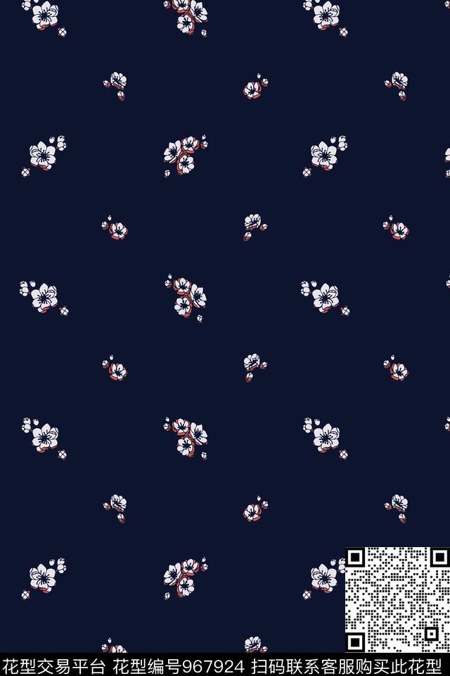 男装花卉大牌风传统印花华亿平台下载（图片编号: 967924） - 瓦栏（Walan）