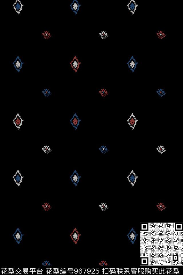 民族风男装大牌风传统印花华亿平台下载（图片编号: 967925） - 瓦栏（Walan）