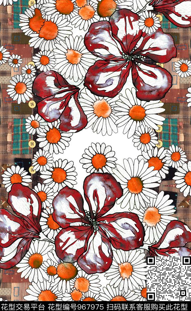 民族风小碎花定位花数码印花华亿平台下载（图片编号: 967975） - 瓦栏（Walan）