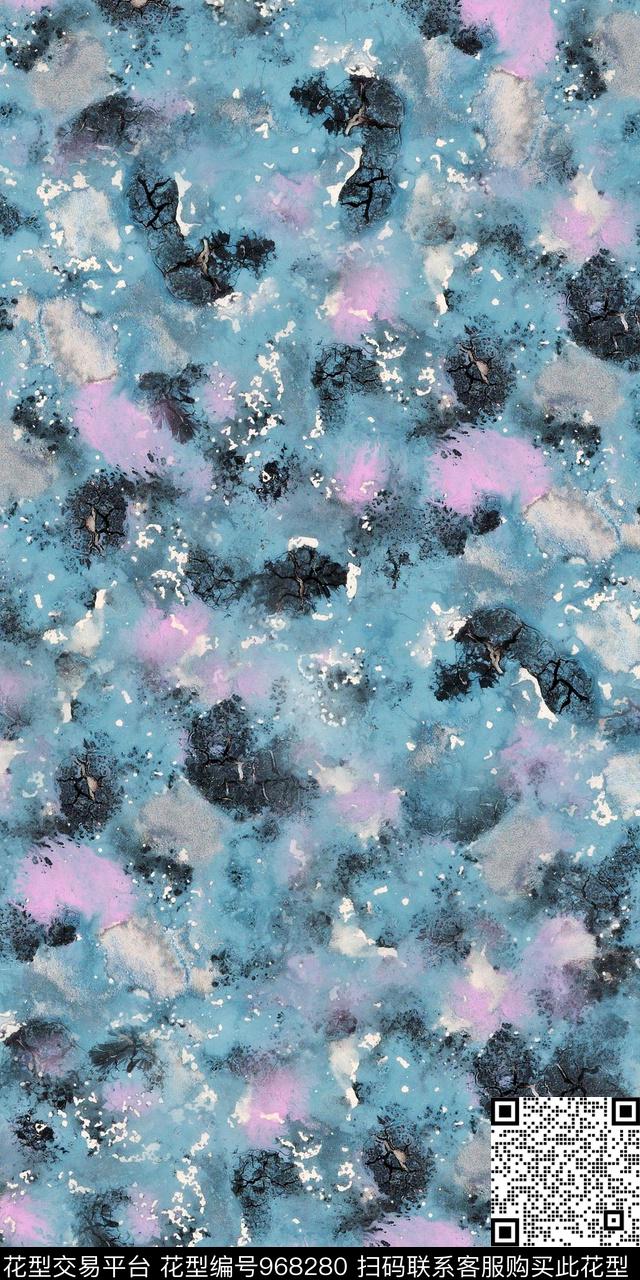 数码华亿平台女装肌理数码印花华亿平台下载（图片编号: 968280） - 瓦栏（Walan）