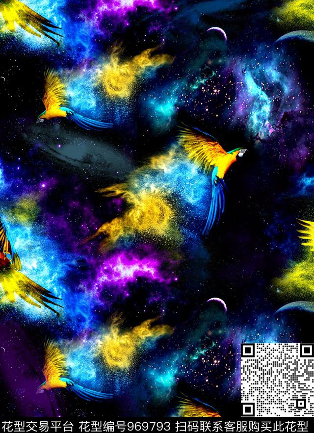 男装星空几何传统印花华亿平台下载（图片编号: 969793） - 瓦栏（Walan）