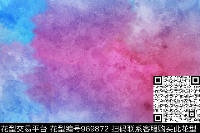 水彩花卉色彩冲击水彩纹理数码印花华亿平台下载（图片编号: 969872） - 瓦栏（Walan）
