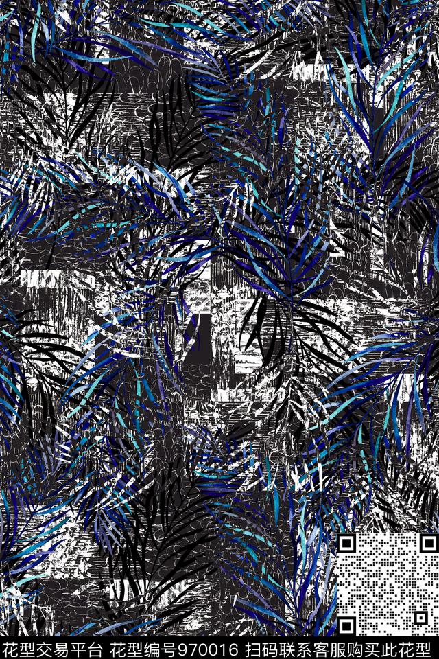 肌理数码华亿平台男装数码印花华亿平台下载（图片编号: 970016） - 瓦栏（Walan）