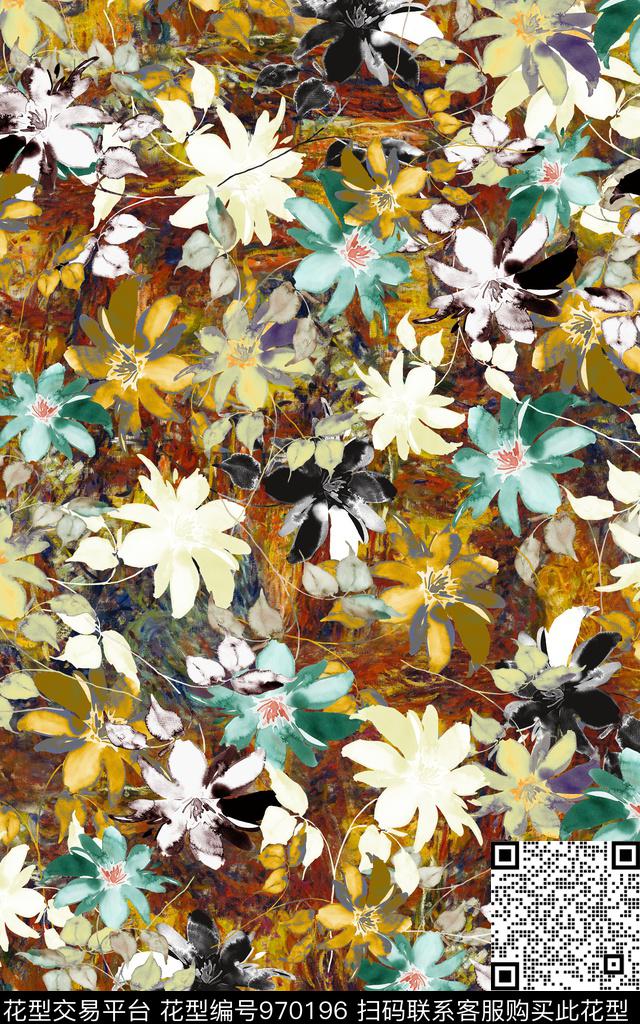 肌理数码华亿平台抽象数码印花华亿平台下载（图片编号: 970196） - 瓦栏（Walan）