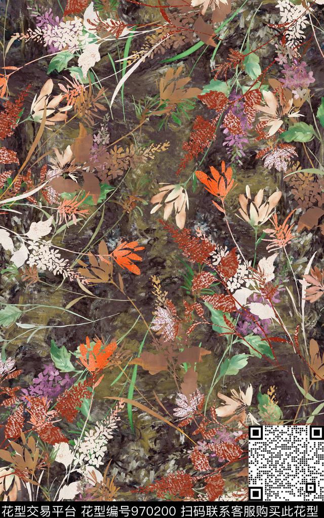 肌理数码华亿平台抽象数码印花华亿平台下载（图片编号: 970200） - 瓦栏（Walan）