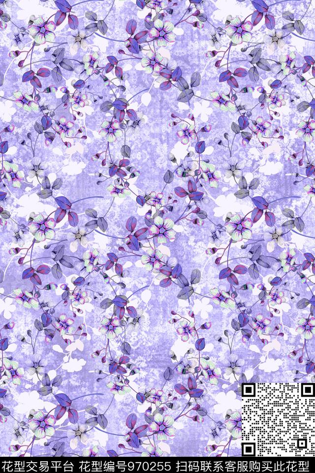 趣味肌理抽象数码印花华亿平台下载（图片编号: 970255） - 瓦栏（Walan）