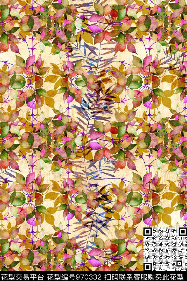 趣味肌理抽象数码印花华亿平台下载（图片编号: 970332） - 瓦栏（Walan）