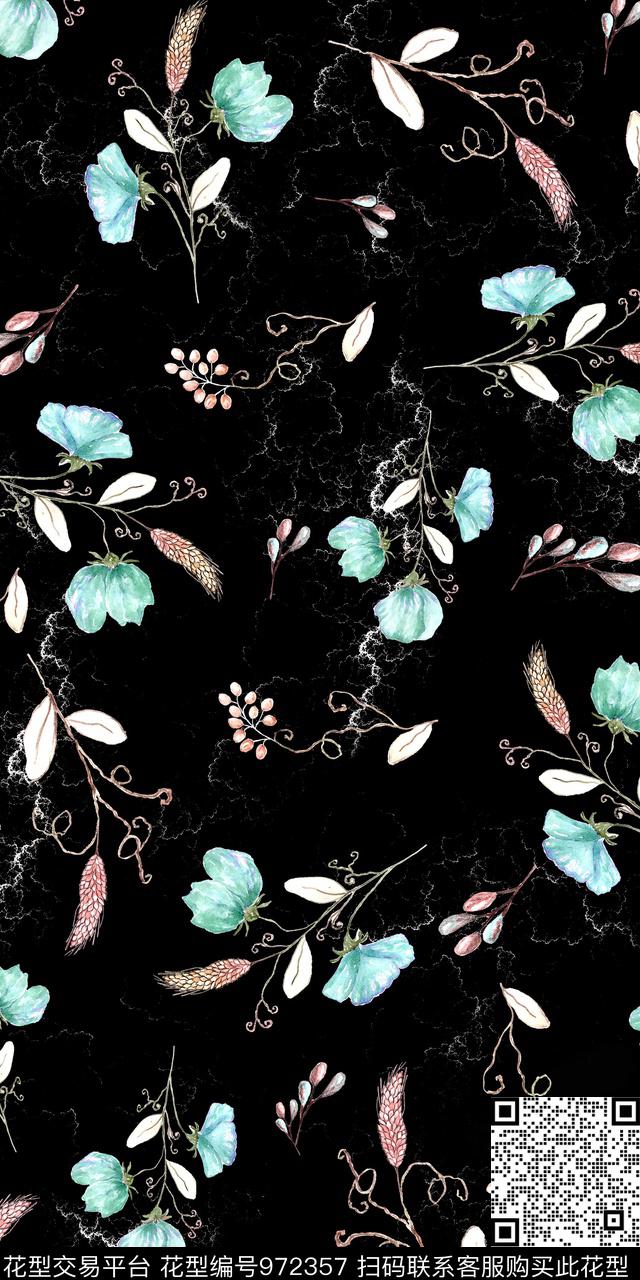 数码华亿平台3D立体小碎花数码印花华亿平台下载（图片编号: 972357） - 瓦栏（Walan）