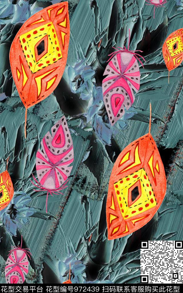 民族风肌理珠宝宝石数码印花华亿平台下载（图片编号: 972439） - 瓦栏（Walan）