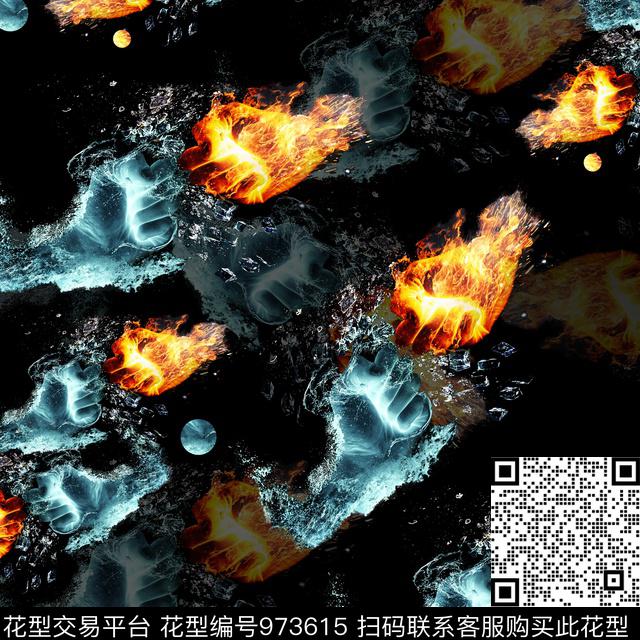 科技秋冬华亿平台趣味数码印花华亿平台下载（图片编号: 973615） - 瓦栏（Walan）