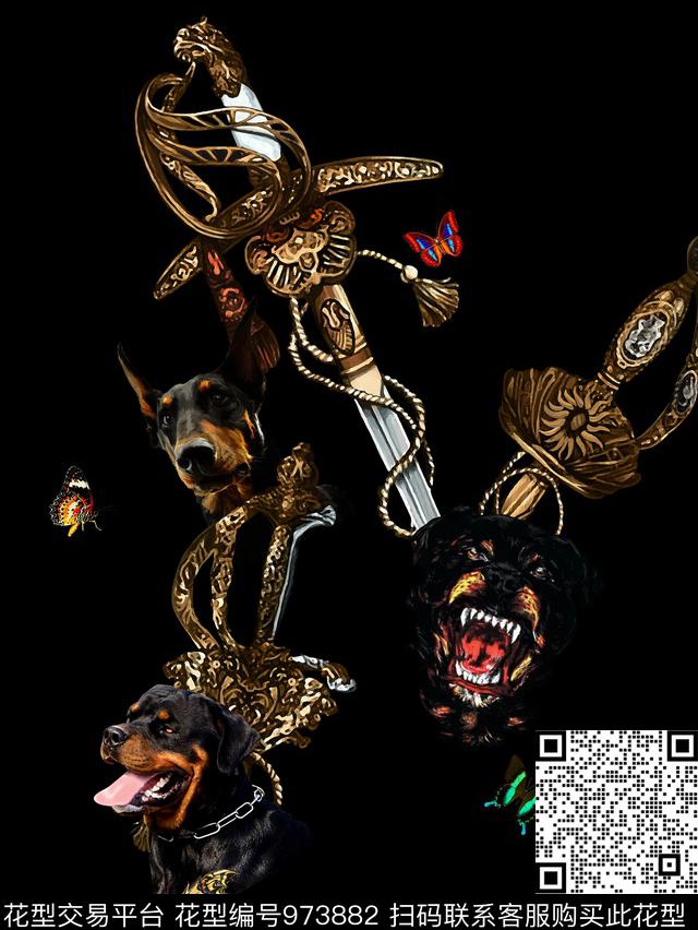 剑DOLCEGABBANA狗数码印花华亿平台下载（图片编号: 973882） - 瓦栏（Walan）