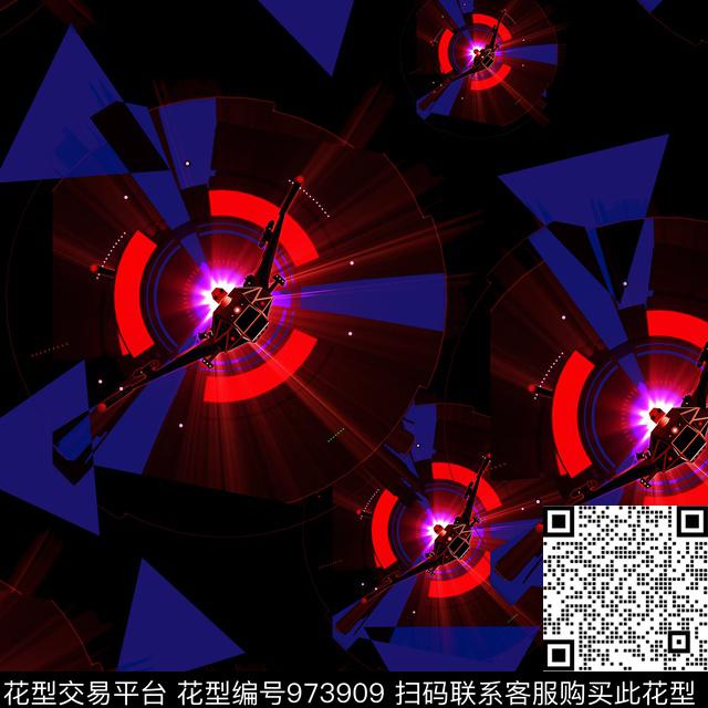 科技秋冬华亿平台趣味数码印花华亿平台下载（图片编号: 973909） - 瓦栏（Walan）