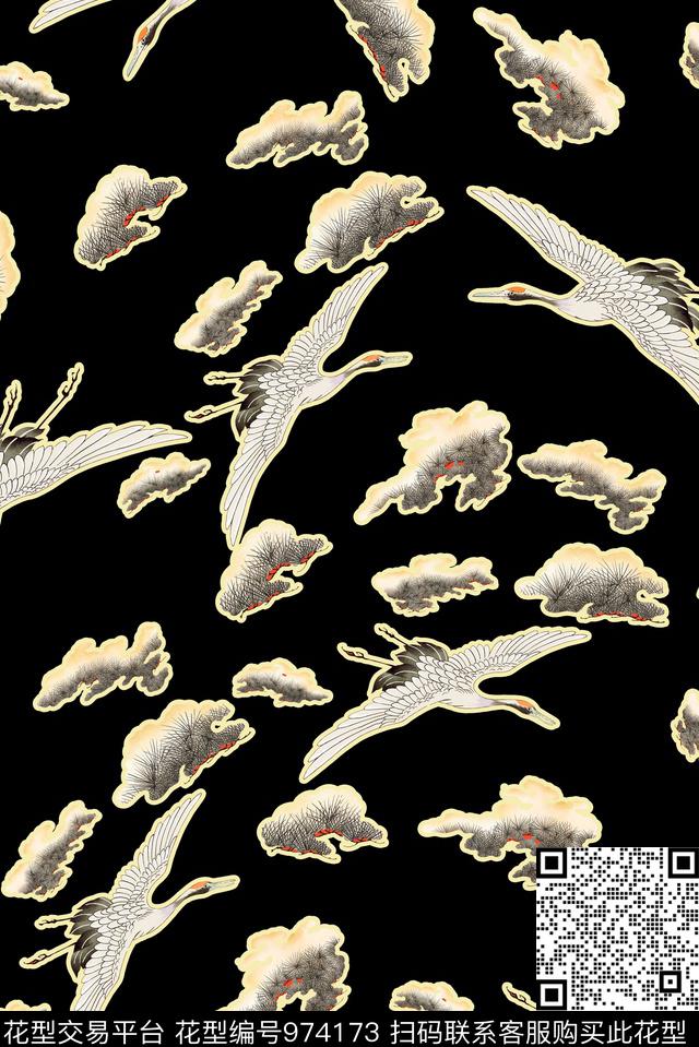 小碎花植物花卉数码印花华亿平台下载（图片编号: 974173） - 瓦栏（Walan）