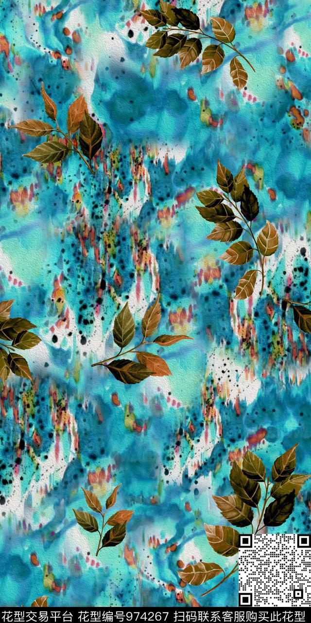 数码华亿平台3D立体小碎花数码印花华亿平台下载（图片编号: 974267） - 瓦栏（Walan）