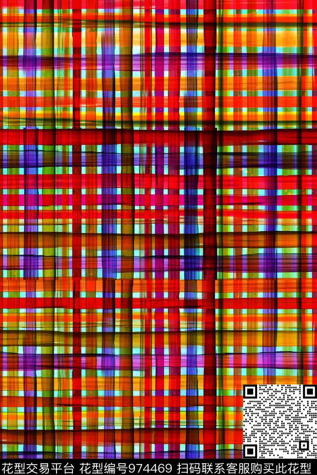 格子数码华亿平台肌理数码印花华亿平台下载（图片编号: 974469） - 瓦栏（Walan）