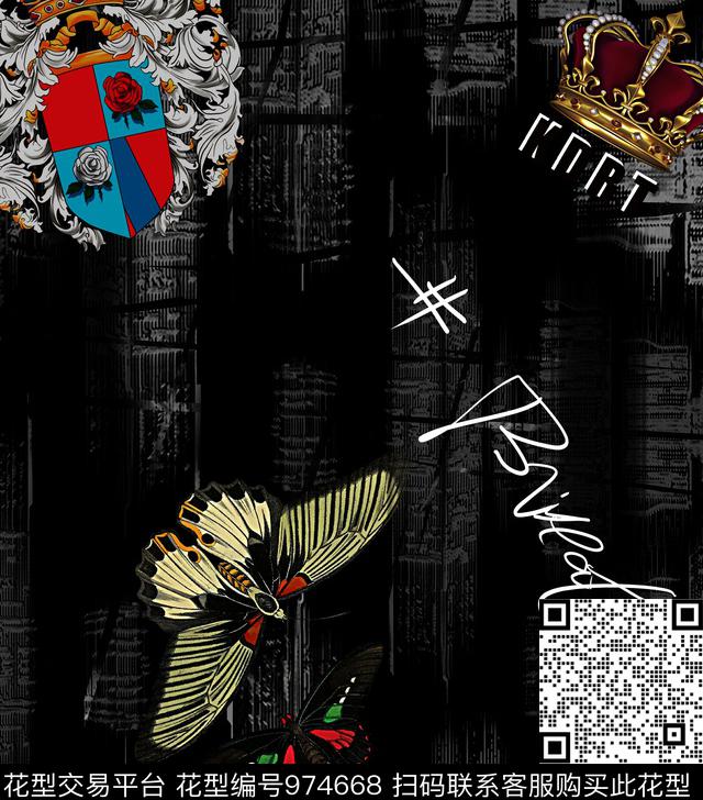 男装蝴蝶DOLCEGABBANA数码印花华亿平台下载（图片编号: 974668） - 瓦栏（Walan）