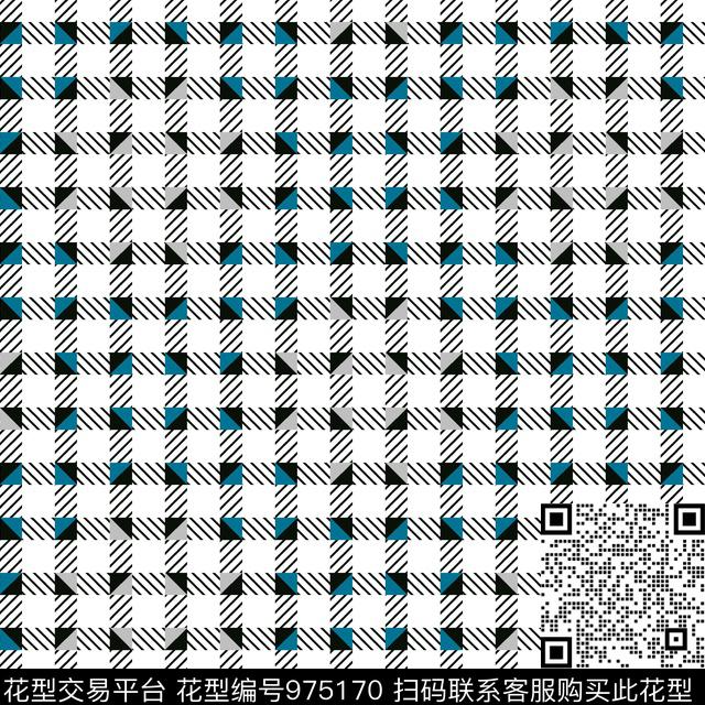 几何潮牌大牌风传统印花华亿平台下载（图片编号: 975170） - 瓦栏（Walan）