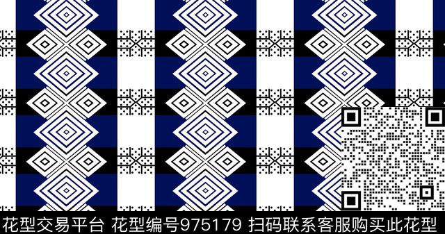 几何潮牌大牌风传统印花华亿平台下载（图片编号: 975179） - 瓦栏（Walan）