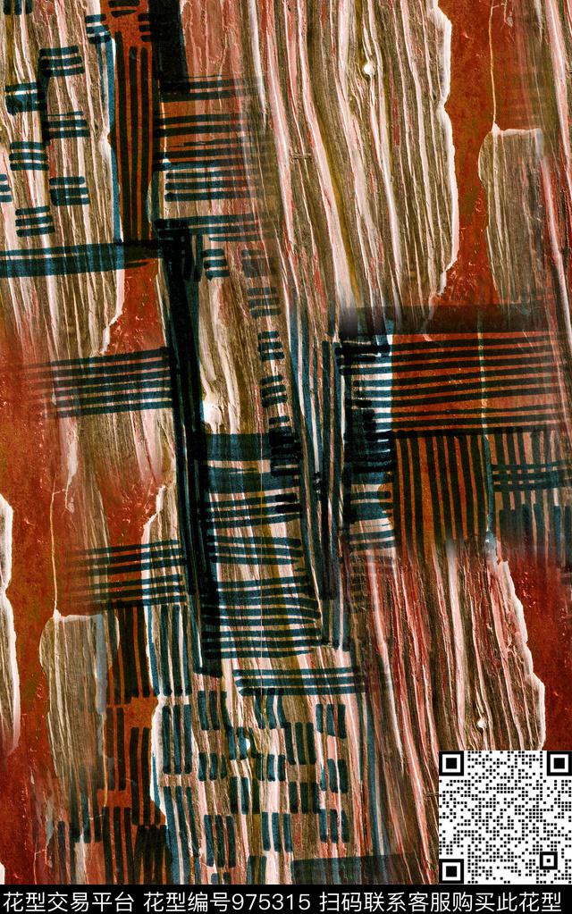 数码华亿平台肌理抽象数码印花华亿平台下载（图片编号: 975315） - 瓦栏（Walan）