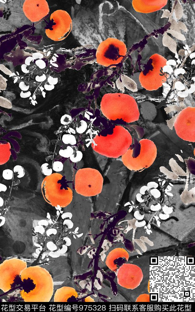 数码华亿平台肌理抽象数码印花华亿平台下载（图片编号: 975328） - 瓦栏（Walan）