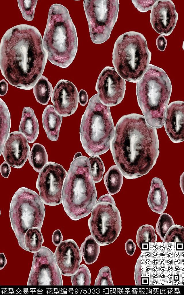 数码华亿平台抽象几何数码印花华亿平台下载（图片编号: 975333） - 瓦栏（Walan）