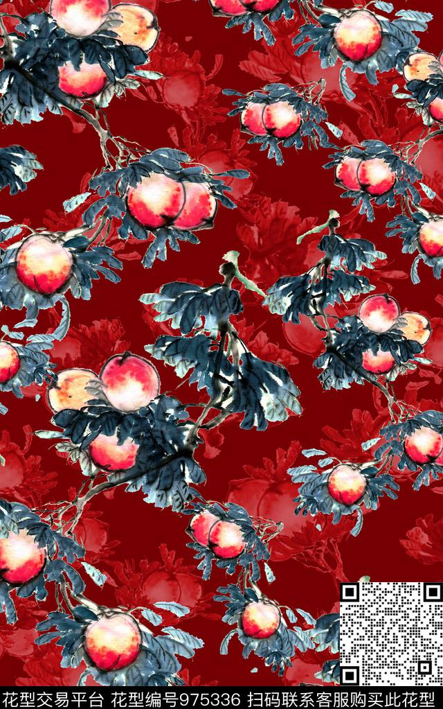 数码华亿平台肌理抽象数码印花华亿平台下载（图片编号: 975336） - 瓦栏（Walan）