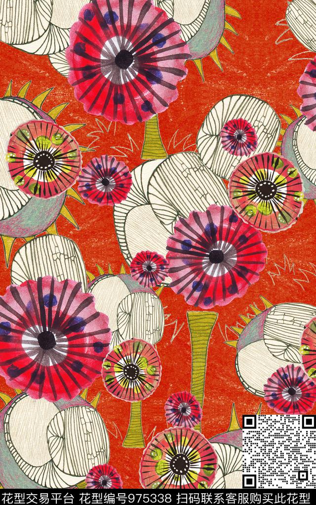 数码华亿平台肌理抽象数码印花华亿平台下载（图片编号: 975338） - 瓦栏（Walan）