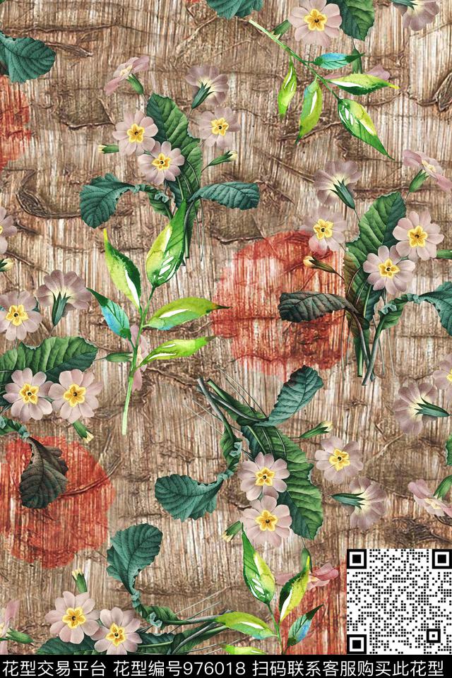 数码华亿平台小碎花抽象数码印花华亿平台下载（图片编号: 976018） - 瓦栏（Walan）