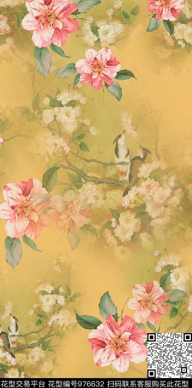 春夏华亿平台欧式宫廷风数码印花华亿平台下载（图片编号: 976632） - 瓦栏（Walan）