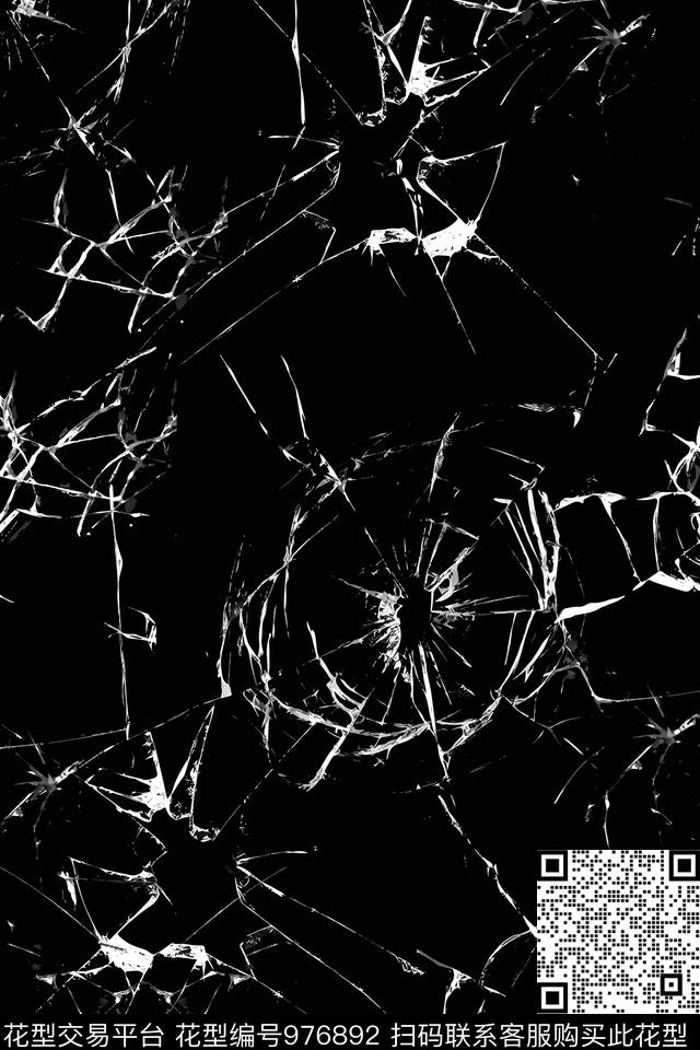 潮牌几何大牌风数码印花华亿平台下载（图片编号: 976892） - 瓦栏（Walan）