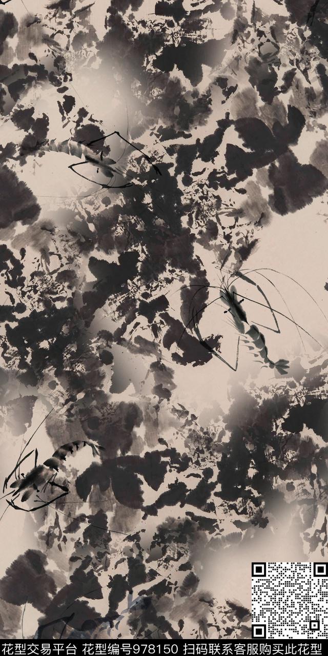 数码华亿平台3D立体抽象数码印花华亿平台下载（图片编号: 978150） - 瓦栏（Walan）