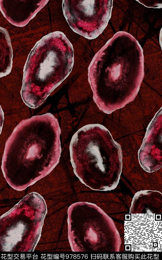 中国风民族风花卉数码印花华亿平台下载（图片编号: 978576） - 瓦栏（Walan）