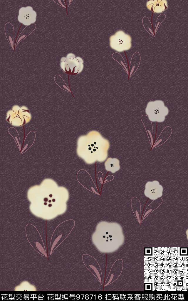 数码华亿平台条纹抽象数码印花华亿平台下载（图片编号: 978716） - 瓦栏（Walan）