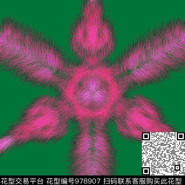 条纹艺术创意数码印花华亿平台下载（图片编号: 978907） - 瓦栏（Walan）