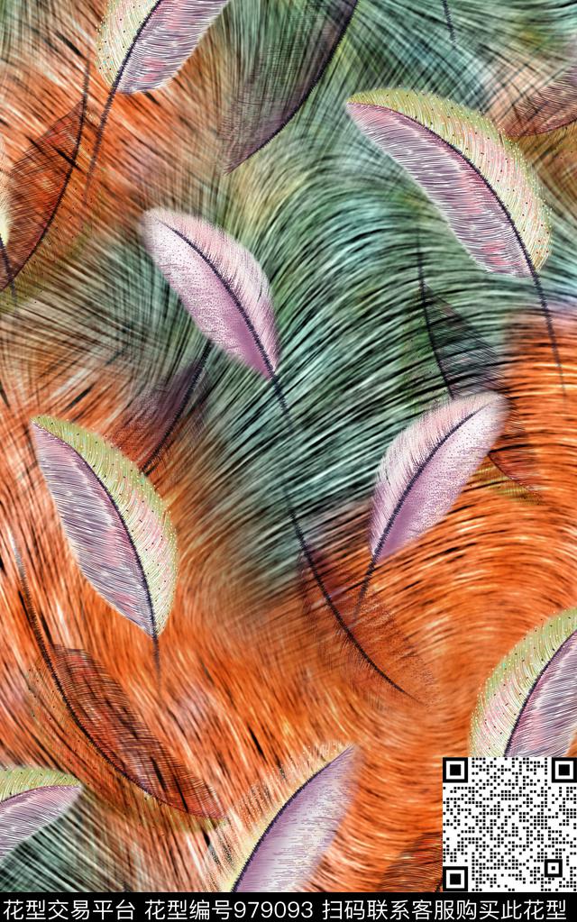 中国风民族风抽象数码印花华亿平台下载（图片编号: 979093） - 瓦栏（Walan）