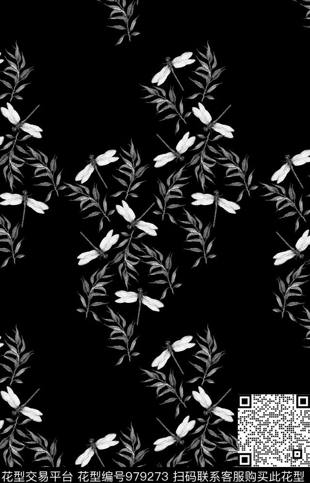 数码华亿平台植物手绘花卉数码印花华亿平台下载（图片编号: 979273） - 瓦栏（Walan）