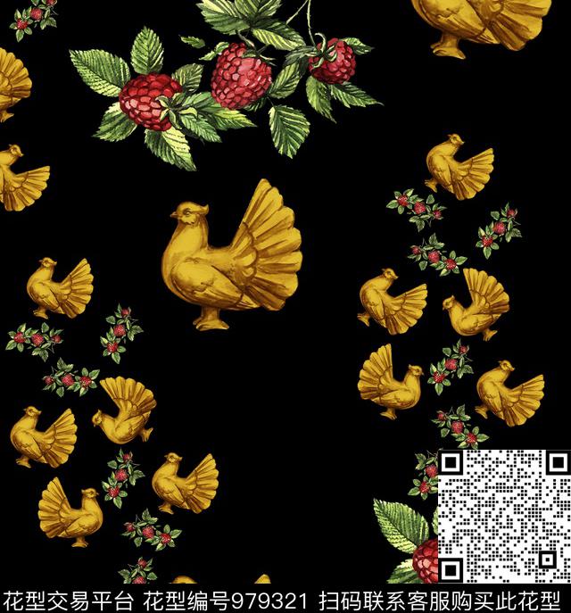 植物手绘花卉花卉数码印花华亿平台下载（图片编号: 979321） - 瓦栏（Walan）