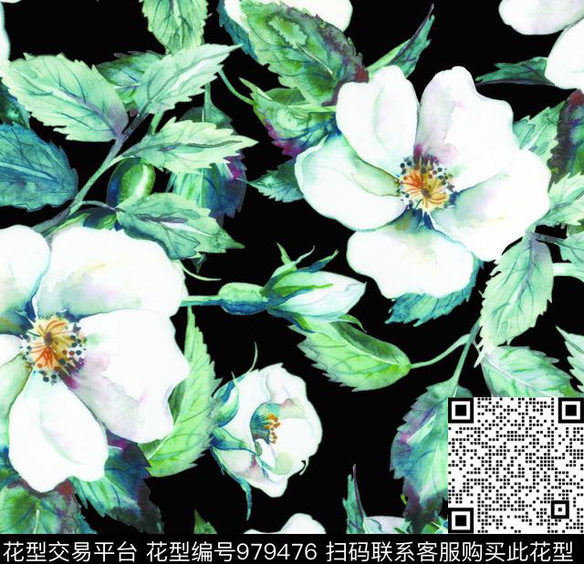 鲜花数码华亿平台少女数码印花华亿平台下载（图片编号: 979476） - 瓦栏（Walan）