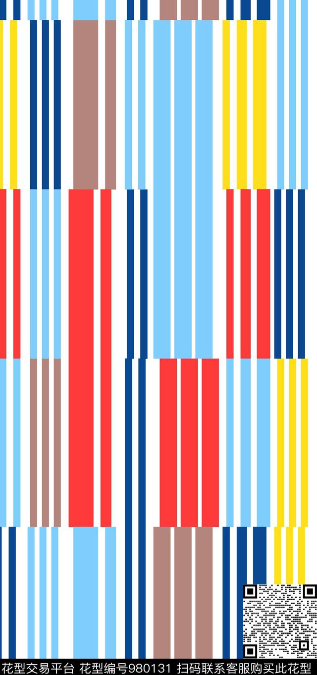 时尚泳装时尚条纹大牌风传统印花华亿平台下载（图片编号: 980131） - 瓦栏（Walan）