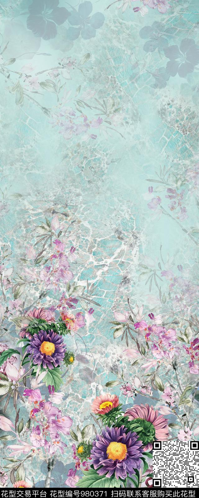 数码华亿平台素雅肌理数码印花华亿平台下载（图片编号: 980371） - 瓦栏（Walan）