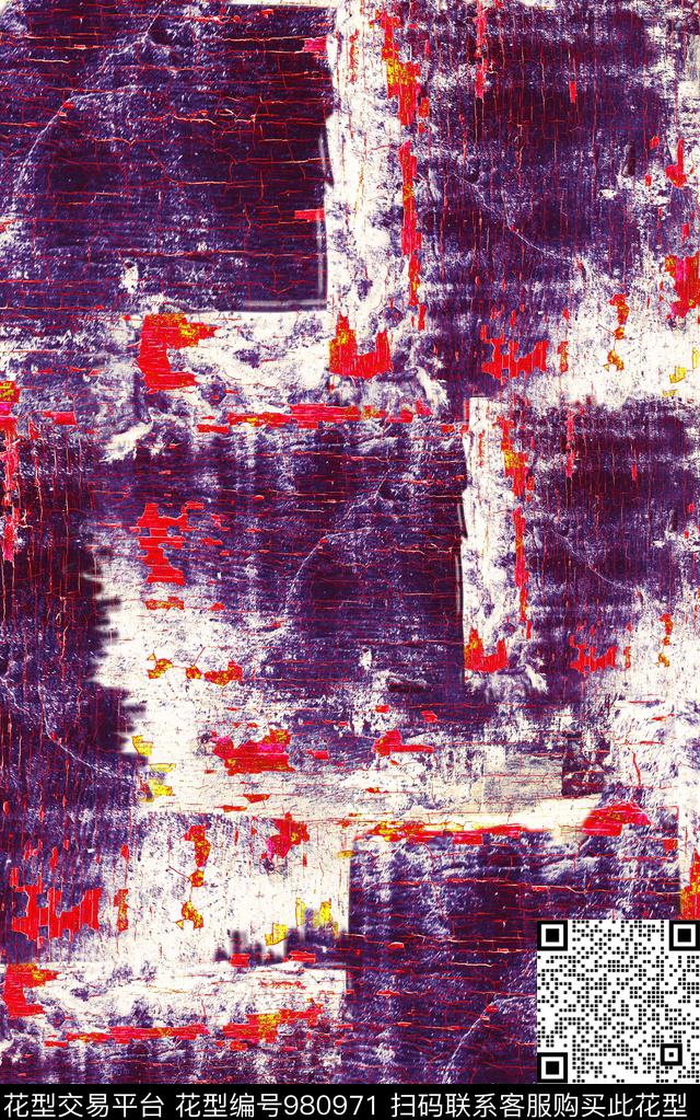 数码华亿平台肌理抽象数码印花华亿平台下载（图片编号: 980971） - 瓦栏（Walan）