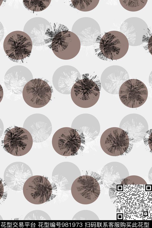 衬衫数码华亿平台波点数码印花华亿平台下载（图片编号: 981973） - 瓦栏（Walan）