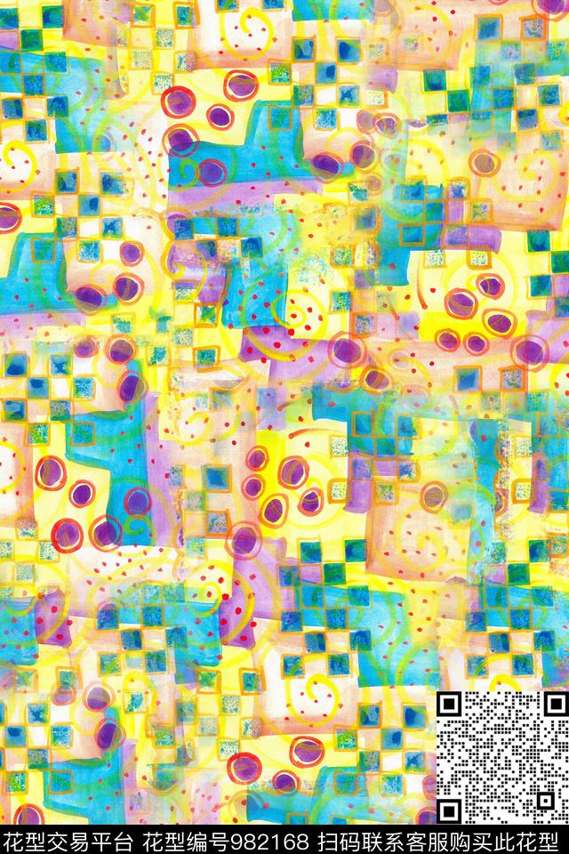 数码华亿平台肌理棉麻数码印花华亿平台下载（图片编号: 982168） - 瓦栏（Walan）